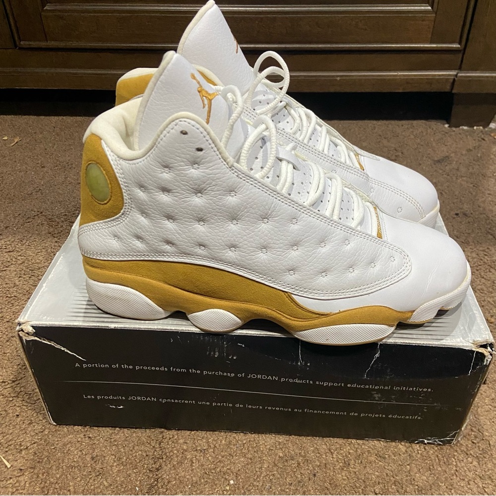 Nike Air Jordan 13 XIII Retro Wheat Men’s Size 8.5 309259-171 2004 White - Picture 3 of 8